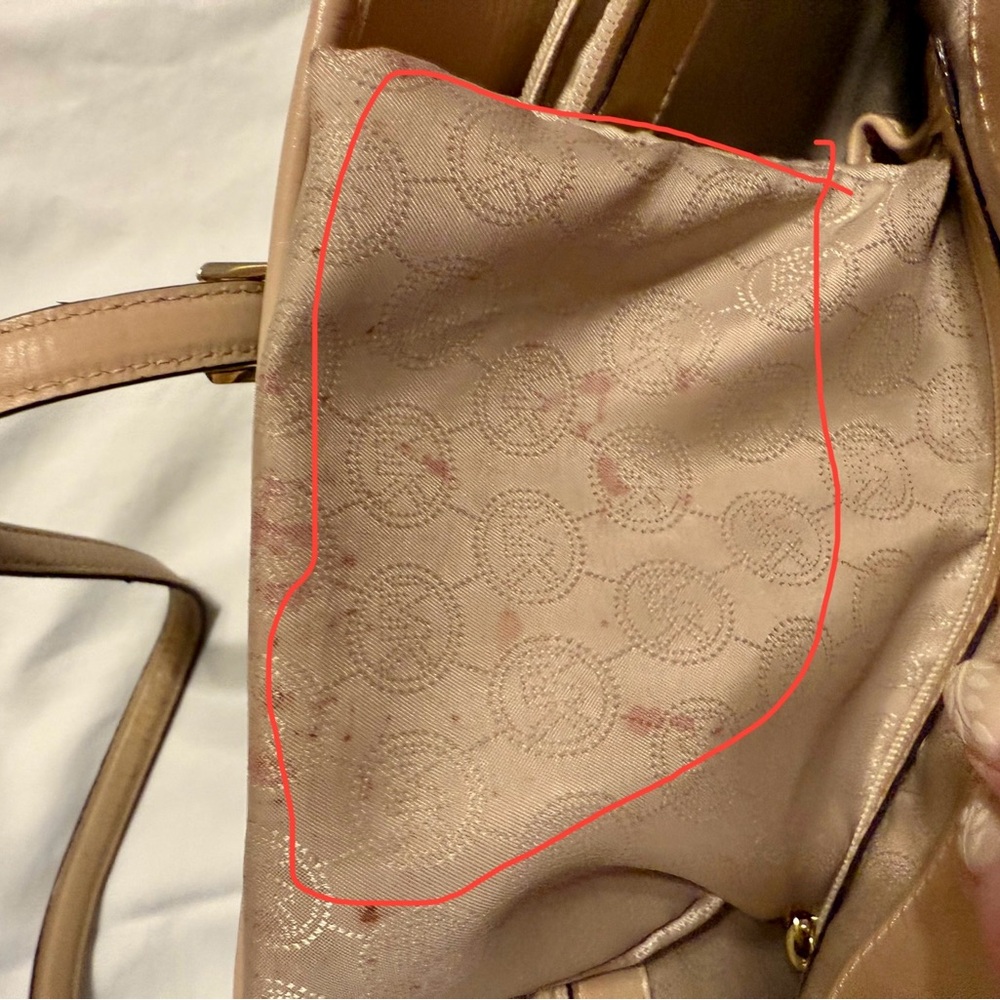 Michael Kors Jet Set Travel Checkered Tote Bag - Picture 12 of 16